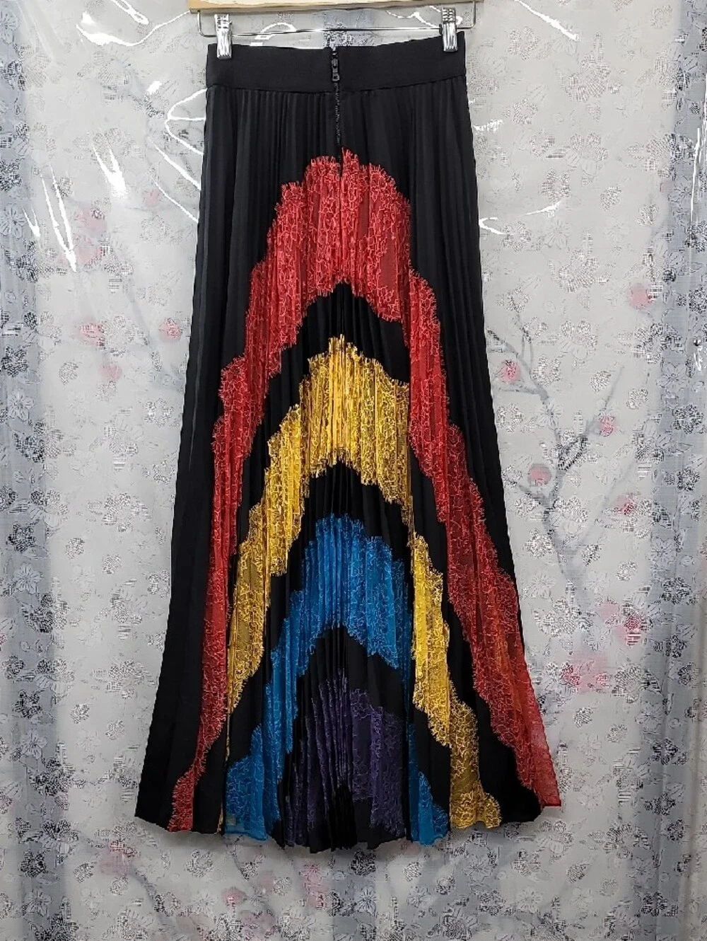 Alice + Olivia Pleated Maxi Skirt Size 4